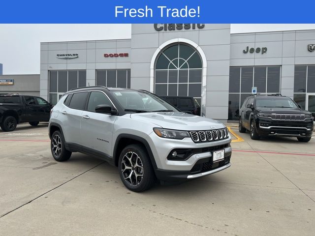 Silver Zynith Metallic Clearcoat 2026 Jeep Compass Limited 4WD SUV / Crossover Four-Wheel Drive 8-Speed Automatic