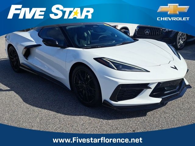 Arctic White 2024 Chevrolet Corvette Convertible Rear-Wheel Drive 8-Speed Dual Clutch