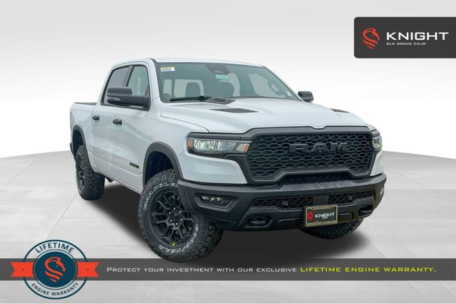 Bright White Clearcoat 2026 RAM 1500 Pickup Truck Four-Wheel Drive 8-Speed Automatic