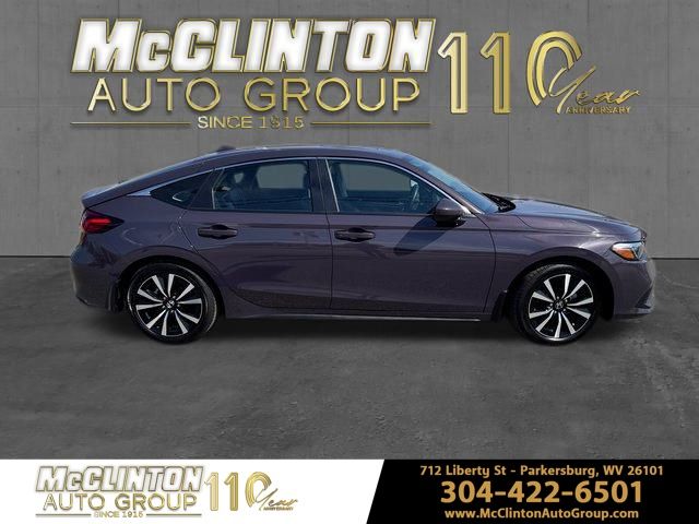 2024 Smokey Mauve Pearl Honda Civic EX-L FWD Hatchback