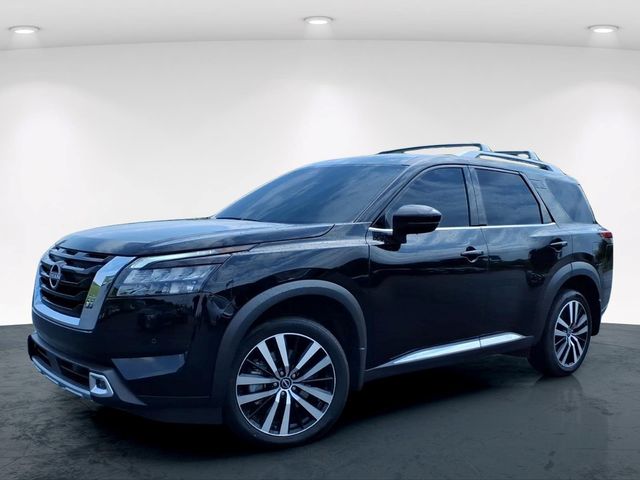 Super Black 2025 Nissan Pathfinder Platinum 4WD SUV / Crossover All-Wheel Drive 9-Speed Automatic