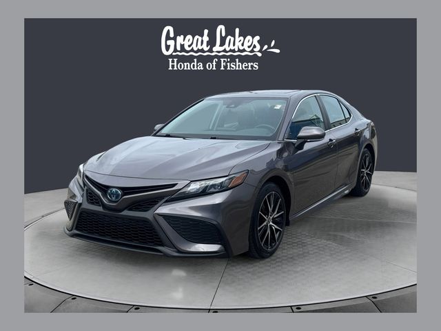Predawn Gray Mica 2022 Toyota Camry Hybrid SE FWD Sedan Front-Wheel Drive Continuously Variable Transmission