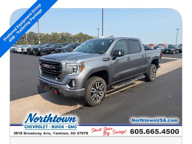 Gray (Satin Steel Metallic) 2021 GMC Sierra 1500 Pickup Truck Four-Wheel Drive Automatic