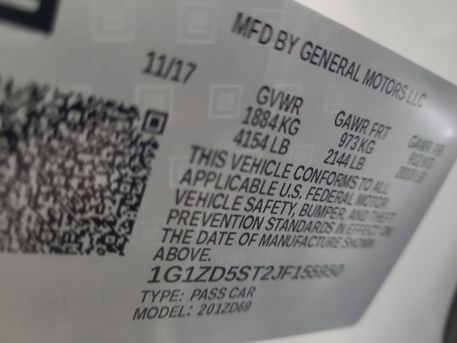 2018 – Chevrolet – Malibu