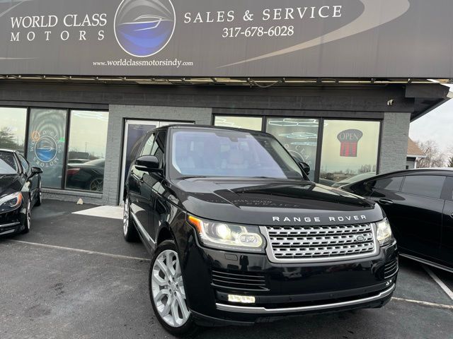 Black 2016 Land Rover Range Rover V6 HSE 4WD SUV / Crossover All-Wheel Drive 8-Speed Automatic