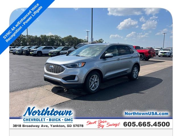 Silver Metallic 2024 Ford Edge SUV / Crossover All-Wheel Drive 8-Speed Automatic