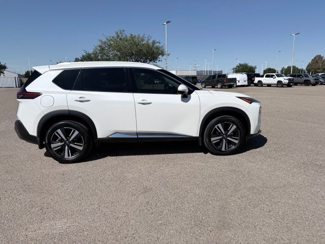 2023 Nissan Rogue SL White at Brown Honda