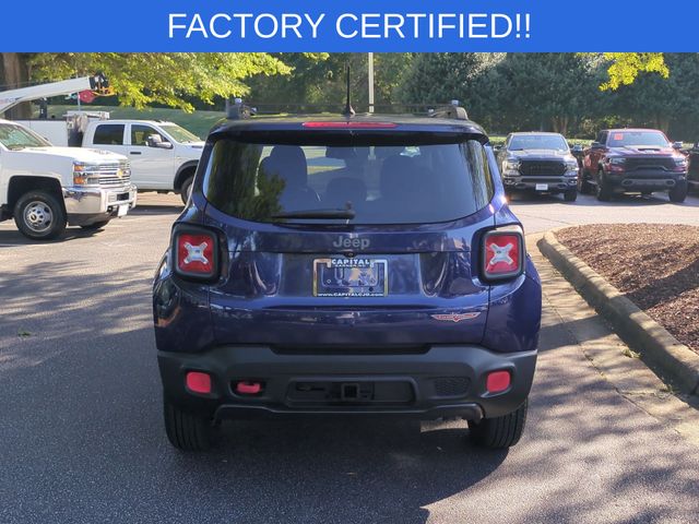 Used 2017 Blue Jeep Trailhawk image 4
