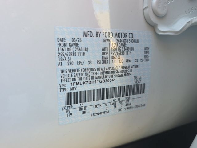 New 2026 Star White Metallic Tri-Coat Ford Active image 37