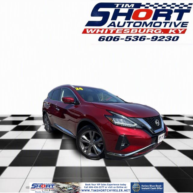Red (Scarlet Ember Tintcoat) 2024 Nissan Murano SUV / Crossover All-Wheel Drive Continuously Variable Transmission