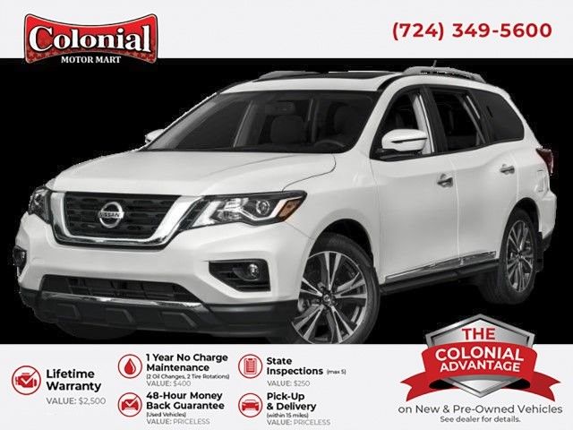 Pearl White Tricoat 2020 Nissan Pathfinder SUV / Crossover Four-Wheel Drive Continuously Variable Transmission