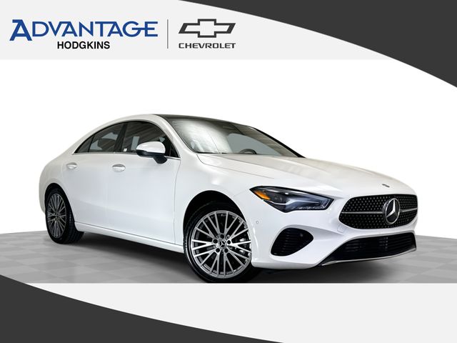 Polar White 2025 Mercedes-Benz CLA Coupe Front-Wheel Drive Automatic