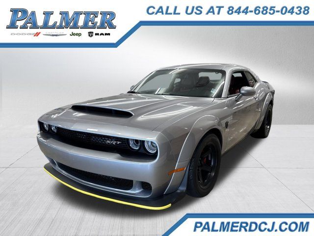 Silver (Billet Clearcoat) 2018 Dodge Challenger Coupe Rear-Wheel Drive 8-Speed Automatic