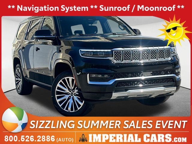 Diamond Black Crystal Pearlcoat 2024 Jeep Grand Wagoneer Series III 4WD SUV / Crossover Four-Wheel Drive 8-Speed Automatic