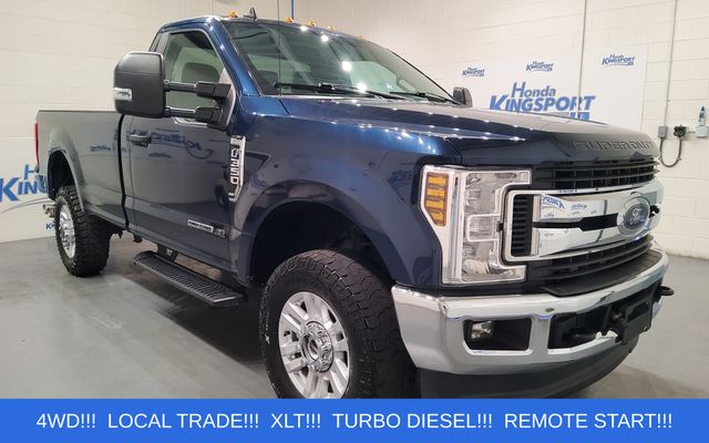 Blue 2019 Ford F-350 Super Duty XLT LB 4WD Pickup Truck Four-Wheel Drive 6-Speed Automatic
