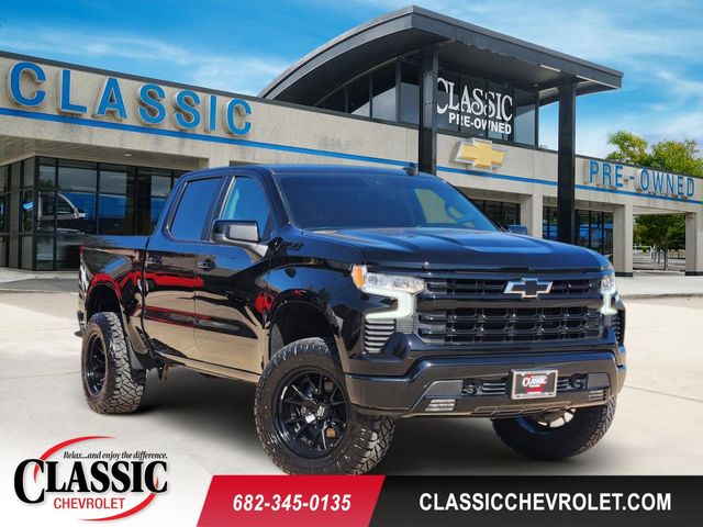 Black 2022 Chevrolet Silverado 1500 Pickup Truck Four-Wheel Drive Automatic