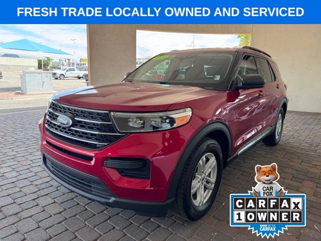 Rapid Red Metallic Tinted Clearcoat 2024 Ford Explorer XLT RWD SUV / Crossover Rear-Wheel Drive Automatic