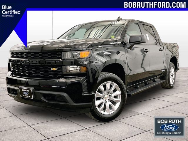 2020 Chevrolet Silverado 1500 Custom Black at Phil Fitts Ford