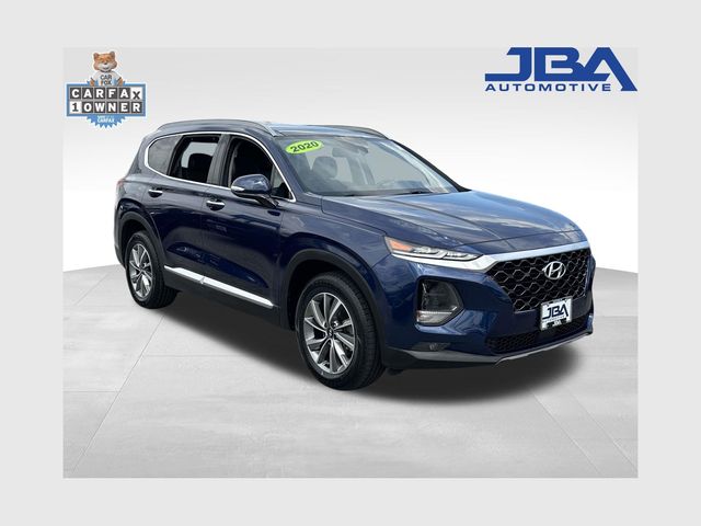 Stormy Blue 2020 Hyundai Santa Fe SUV / Crossover All-Wheel Drive 8-Speed Automatic