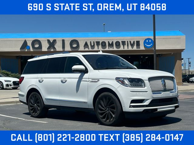 White 2020 Lincoln Navigator SUV / Crossover Four-Wheel Drive Automatic