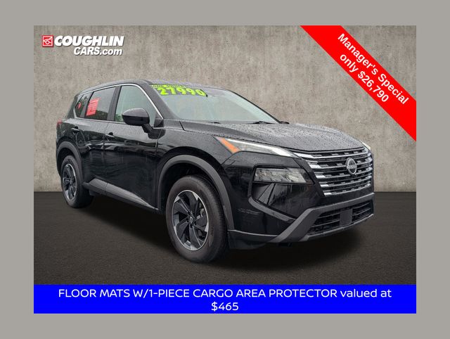 Super Black 2026 Nissan Rogue SUV / Crossover All-Wheel Drive Continuously Variable Transmission