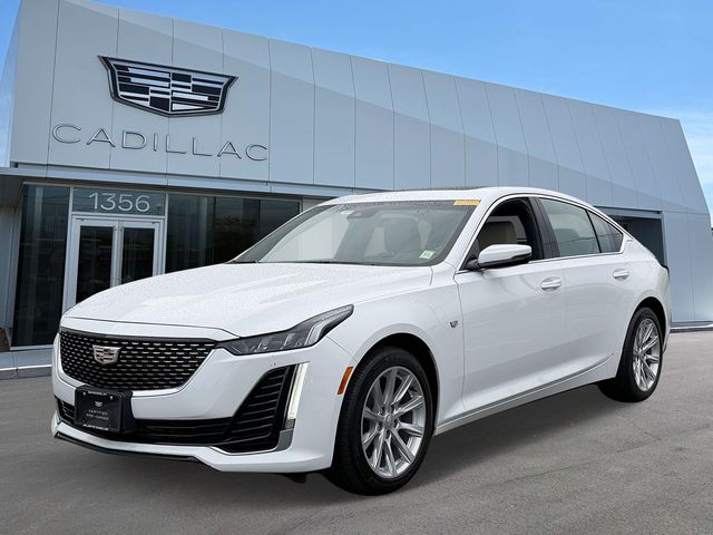 Summit White 2024 Cadillac CT5 Sedan All-Wheel Drive Automatic