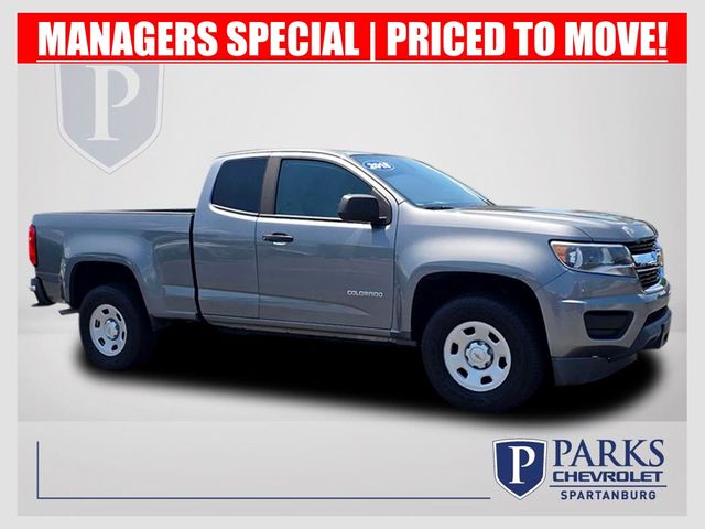 Gray (Steel Metallic) 2018 Chevrolet Colorado Pickup Truck 4X2 6-Speed Automatic
