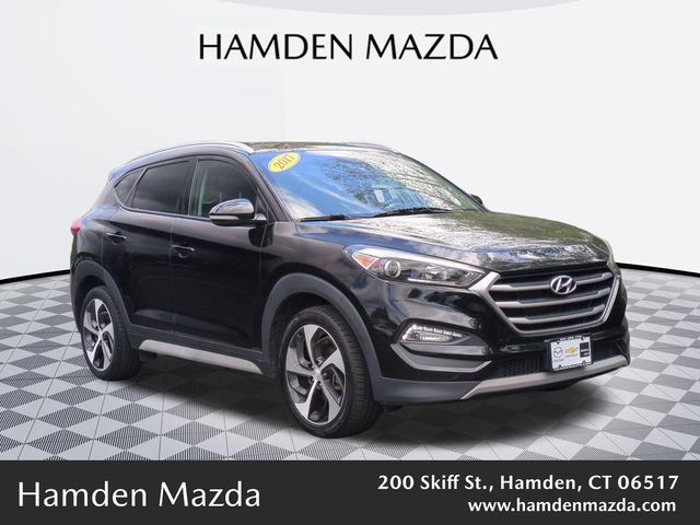 Black Noir Pearl 2017 Hyundai Tucson SUV / Crossover All-Wheel Drive 7-Speed Automatic