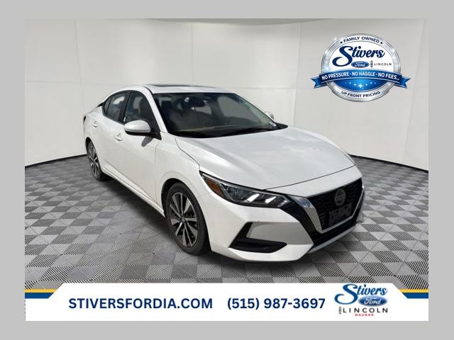 Aspen White Tricoat 2023 Nissan Sentra Sedan Front-Wheel Drive Continuously Variable Transmission