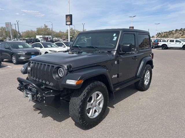 Gray (Granite Crystal Metallic Clearcoat) 2019 Jeep Wrangler Sport S 4WD SUV / Crossover Four-Wheel Drive 8-Speed Automatic