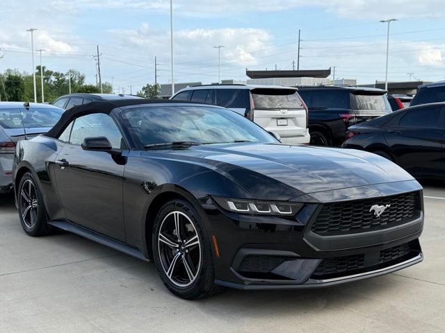 Shadow Black 2024 Ford Mustang EcoBoost Premium Convertible RWD Convertible Rear-Wheel Drive Automatic