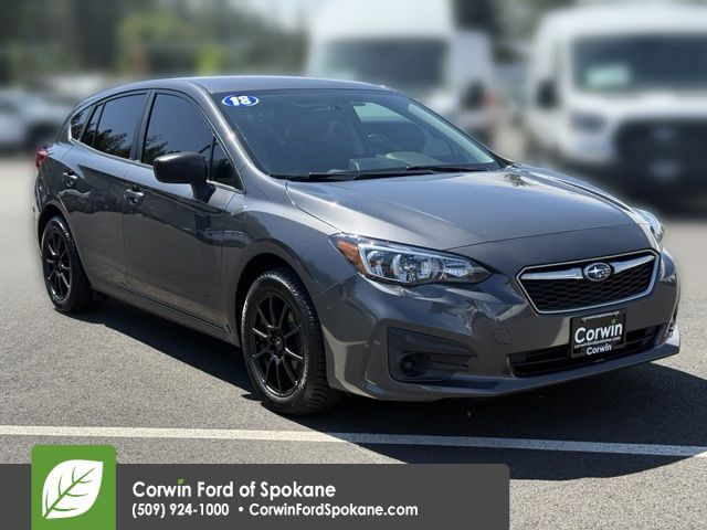 Magnetite Gray Metallic 2018 Subaru Impreza Hatchback All-Wheel Drive Continuously Variable Transmission