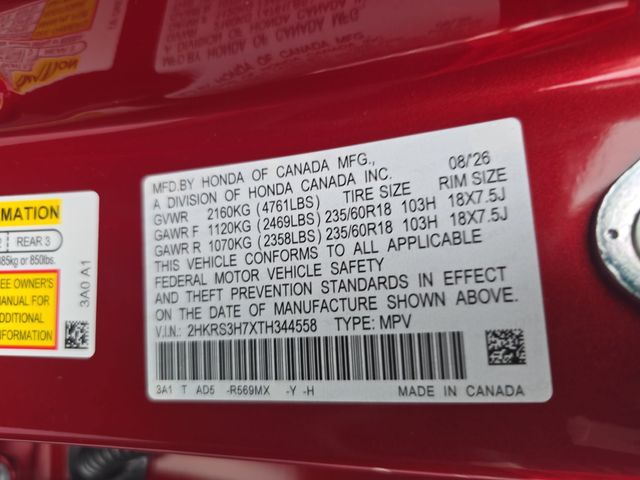 New 2026 Honda CR-V SUV