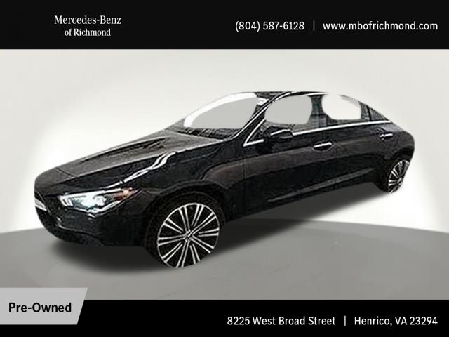 Night Black 2023 Mercedes-Benz CLA 250 4MATIC Coupe All-Wheel Drive 7-Speed Automatic