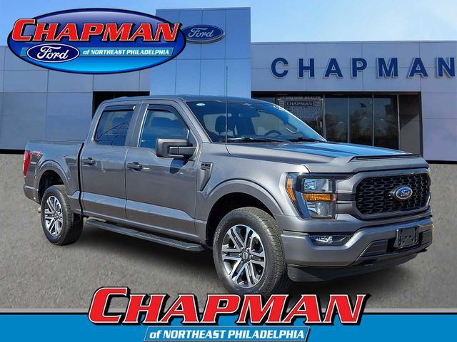 Gray Metallic 2023 Ford F-150 Pickup Truck Four-Wheel Drive Automatic