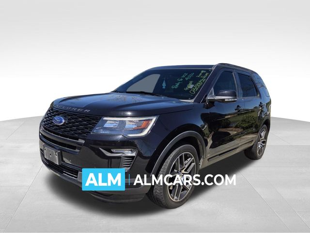 Black Metallic 2019 Ford Explorer Sport AWD SUV / Crossover All-Wheel Drive 6-Speed Automatic