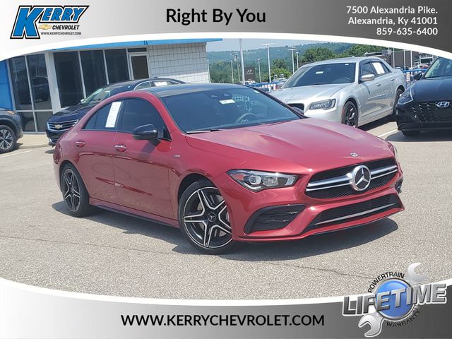 Jupiter Red 2021 Mercedes-Benz CLA Coupe All-Wheel Drive 7-Speed Automatic