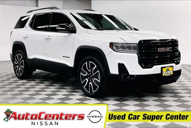 Summit White 2021 GMC Acadia SUV / Crossover Front-Wheel Drive 9-Speed Automatic