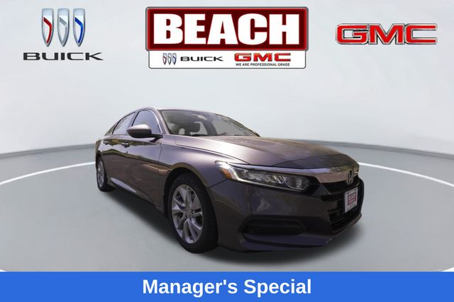 Gray (Modern Steel Metallic) 2019 Honda Accord 1.5T LX FWD Sedan Front-Wheel Drive Continuously Variable Transmission