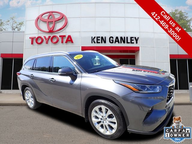 Magnetic Gray Metallic 2021 Toyota Highlander Limited AWD SUV / Crossover All-Wheel Drive 8-Speed Automatic