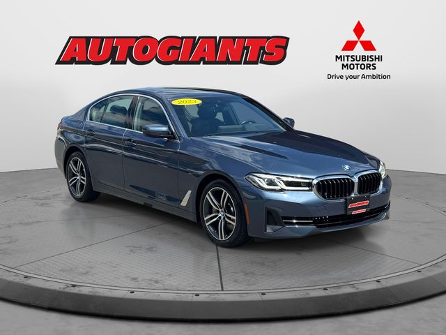 Arctic Race Blue Metallic 2023 BMW 5 Series Sedan All-Wheel Drive 8-Speed Automatic