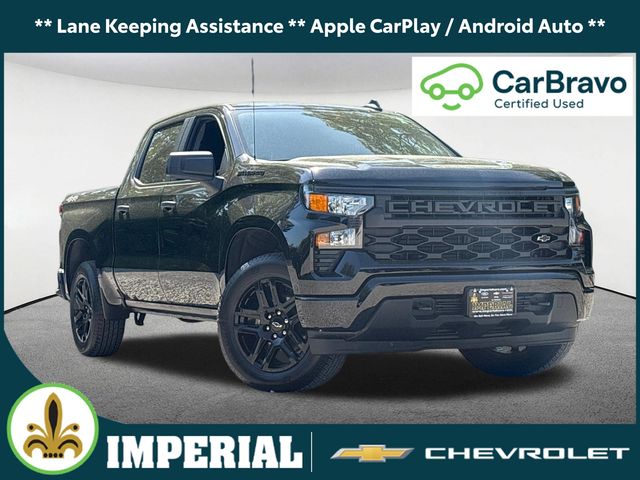 Black 2024 Chevrolet Silverado 1500 Pickup Truck Four-Wheel Drive 8-Speed Automatic