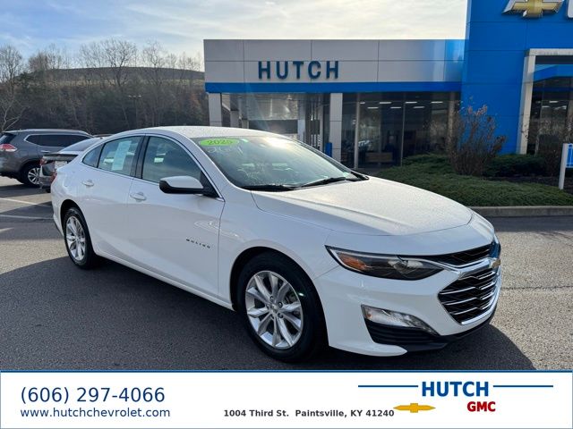 Summit White 2025 Chevrolet Malibu Sedan Front-Wheel Drive Continuously Variable Transmission