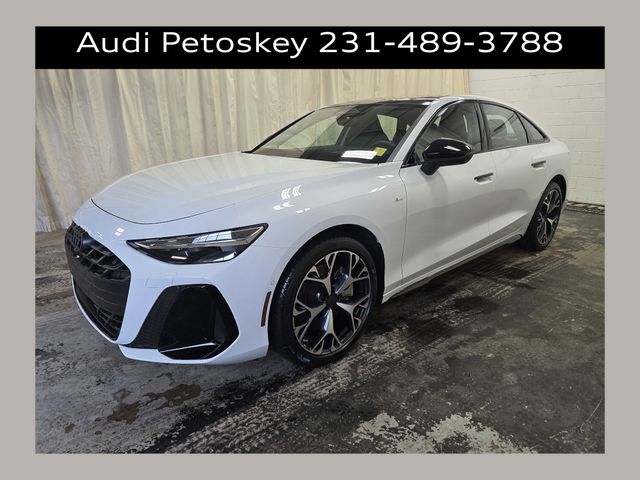 Glacier White Metallic 2026 Audi A6 quattro Progressiv 55 TFSI Sedan 7-Speed Automatic