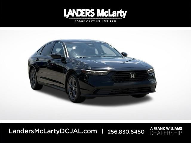 Black 2023 Honda Accord Sedan Front-Wheel Drive Continuously Variable Transmission