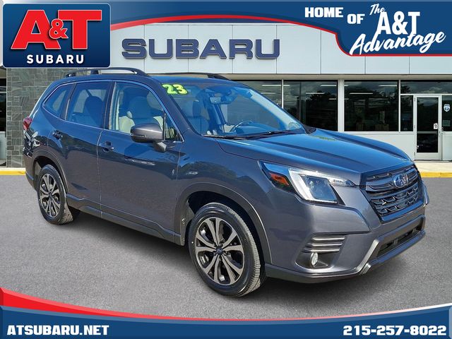 Magnetite Gray Metallic 2023 Subaru Forester SUV / Crossover All-Wheel Drive Continuously Variable Transmission