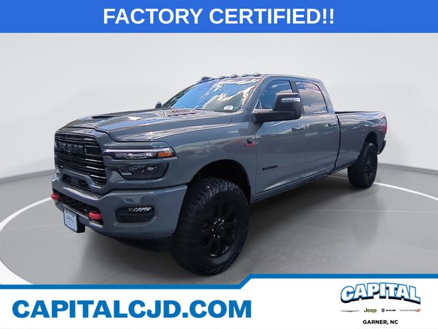 Ceramic Gray Clearcoat 2026 RAM 3500 Laramie Crew Cab LB 4WD Pickup Truck Four-Wheel Drive 8-Speed Automatic