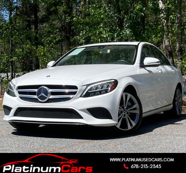 Polar White 2019 Mercedes-Benz C-Class C 300 RWD Sedan Rear-Wheel Drive 9-Speed Automatic