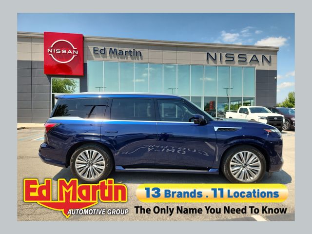 Blue 2025 INFINITI QX80 SUV / Crossover All-Wheel Drive 9-Speed Automatic
