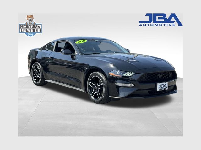 Shadow Black 2020 Ford Mustang EcoBoost Premium Coupe RWD Coupe Rear-Wheel Drive Automatic